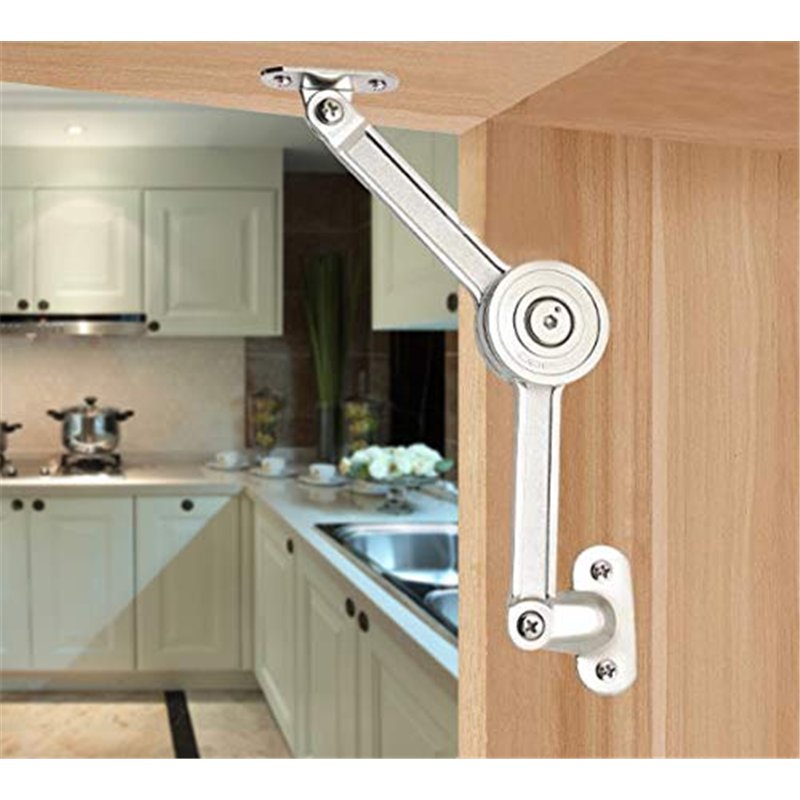 Image secondaire de Tuggui Lot de 2 compas à système d’amortissement pour abattants de portes relevables de placard de cuisine