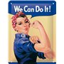 Nostalgic-Art Plaque Vintage USA – We Can do it – Idée de Cadeau pour Les Femmes