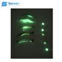 Senven Les appâts artificiels pour crevettes, leurres de pêche, leurres de pêche forment une crevette bionique lumineuse pour la