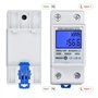 DIFCUL Compteur électrique Monophasé 5-80A 230V 50Hz Compteur d'énergie électrique Numérique avec écran LCD Compteur Divisionnai