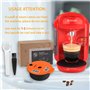Capsule Tassimo Rechargeable, 60ml /180 ML Réutilisable Dosettes Tassimo pour Bosch Dosette Rechargeable Tassimo Accessoire Caps