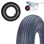 ECOVELO Pneu Rigato Renforcé 4PR Caoutchouc Roue pour brouette 3.50-8 avec Chambre à Air 3.50-8 Pneu Bias Ply 4 plis 8 inches 13