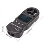 Anémomètre numérique 3 en 1 avec écran LCD et mesure de la température et de l'humidité KT300