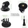 Adaptateur de trépied GoPro Adaptateur 4PCS avec Vis moletée pour Gopro Hero 5 Hero 5 Session Hero 4 Hero 3+ Hero 3 Hero 2 Hero