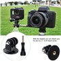 Adaptateur de trépied GoPro Adaptateur 4PCS avec Vis moletée pour Gopro Hero 5 Hero 5 Session Hero 4 Hero 3+ Hero 3 Hero 2 Hero