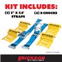 Erickson (ATV Cale de roue et sangle d'arrimage kit