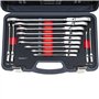 clés à cliquet articulées I Clé à cliquet à bout libre 8 à 32 mm I kit d’outillage 13 pièces