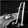 3 Pièces Louche pour Soupe avec Crochet Professionnel Louche pour Soupe Acier Inoxydable Louche à Soupe à Long Manche pour la Cu