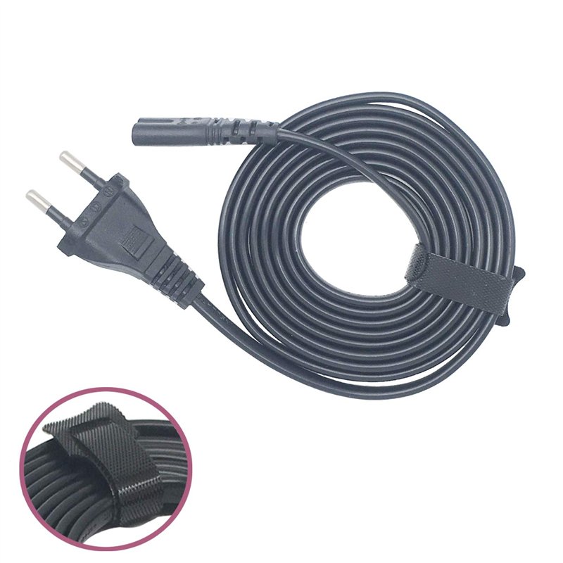 WICAREYO Cordon d'alimentation ca prise UE de 2 m Remplacement du cordon d'alimentation pour PS4 PS5 PS3 PS2 Xbox one S/X