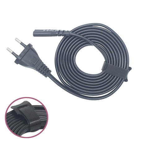 WICAREYO Cordon d'alimentation ca prise UE de 2 m Remplacement du cordon d'alimentation pour PS4 PS5 PS3 PS2 Xbox one S/X