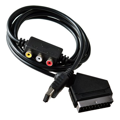 Mcbazel Scart RGB AV Cable Câble audio Connecteur vidéo pour Sega Dreamcast