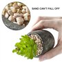 Jobary Ensemble de 5 Pots artificiels Succulents (Comprenant 10 Plantes), Faux Plantes succulentes colorées et décoratives avec 