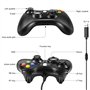 USB Manette du Contrôleur de Jeu Filaire avec Double Vibration pour PC Xbox 360 Windows