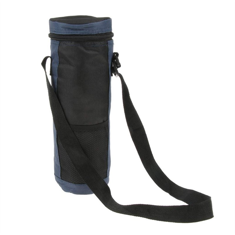 lahomia 2L Oxford Cylinder Cooler Bag l'eau Isolée Boit des Bouteilles/Canettes Sac de Transport - Bleu, comme Décrit