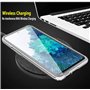 Coque pour Samsung Galaxy S20 FE 5G, Étui Transparent Housse en Silicone Intégral 360 Degrés Protection Anti-Scratch Anti Choc F