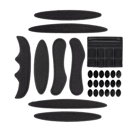 #N/A 27 pièces Universel Casque Remplacement Mousse Rembourrage Kit Vélo Casque Doublure Protection