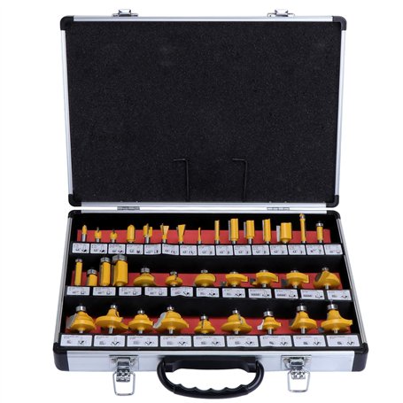 WiMas 35 pièces Fraises à défoncer