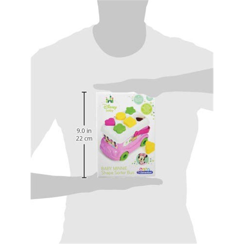 Image secondaire de Clementoni - Le Bus des Formes - Minnie - Jouet Disney - Jeu Sensoriel pour Enfant - Développe la Motricité et Le Sens de l'Obser