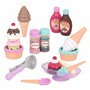 Battat - Play Circle - Jouet alimentaire - Sweet Treats Ice Cream Parlour - 21 pièces - Set de glaces - Accessoires de cuisine p
