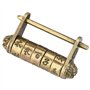 Serrure à Combinaison Vintage Chinois Cadenas à Combinaison Antique Rétro Ancien Style Serrure pour Boîte à Bijoux Tiroir Cabine