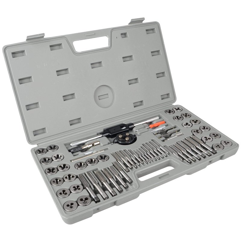 Image secondaire de DAYUAN Coffret de Tarauds et Filières,60 pièces Kit de Filetage M3-M12 pour la Création et la Réparation de Filetage Taraudage