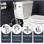Pulvérisateur de bidet à main pour toilettes, salle de bain et bidet avec tuyau en ABS pour lavage féminin et animal domestique