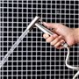 Pulvérisateur de bidet à main pour toilettes, salle de bain et bidet avec tuyau en ABS pour lavage féminin et animal domestique