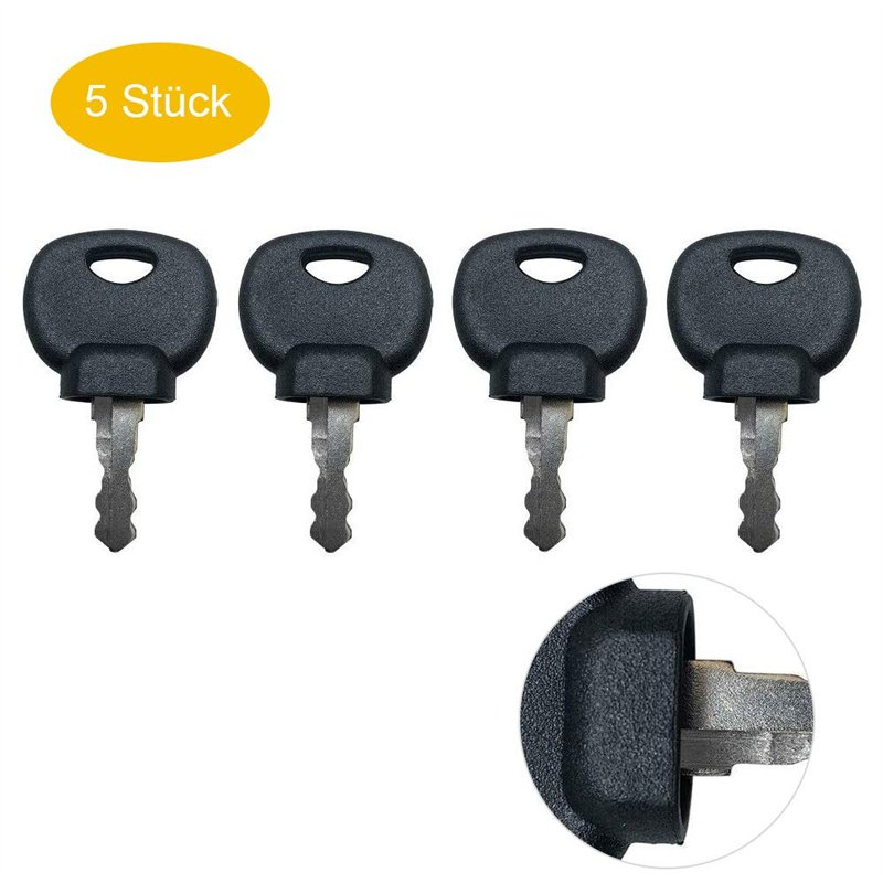 Image secondaire de WJMY Clé 14603 5pcs Clés de Rechange de Contact convient pour Fendt, Claas, Liebherr, Zetteleyer, Deutz, Manitou, New Holland, p