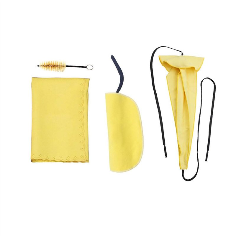 Image secondaire de Alnicov Kit d'entretien de nettoyage pour saxophone avec 3 pièces de chiffon de nettoyage et brosse d'embout buccal Outil d'entr