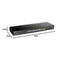 D-Link DGS-1250-28X Switch Smart+ 24-Port Gigabit + 4x 10G SFP+ Idéal pour Entreprise Administration et Réseaux Gérés