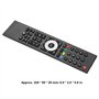 VBESTLIFE Télécommande de Remplacement, Télécommande de Smart TV Compatible pour GRUNDIG TV TP7187R