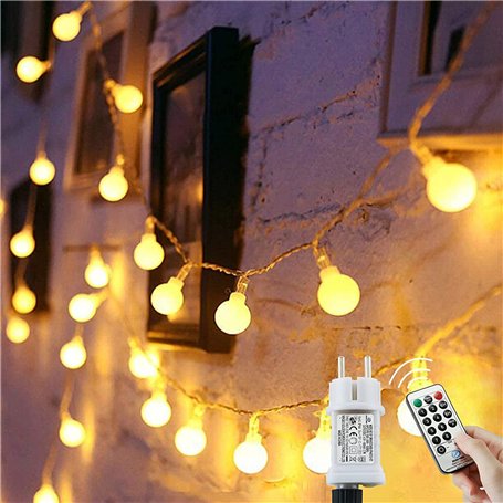 [120 LED] Guirlande lumineuse sphérique 15 m 8 modes et fonction Merk