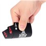 2 x Cartes de Poker en Plastique Professionnelles imperméables Noir Playing Cards Plastique PVC Cartes Texas Hold'em Poker Carte