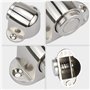 Hysagtek Lot de 2 Butoir de Porte Magnétique Cale Stop Porte magnétique en Acier Inoxydable Catch Arrêts de Porte Door Stoppers 