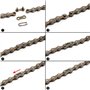 ZONKIE Chaîne de vélo 1 Vitesses 1/2 x 1/8 inch 116 Glieder