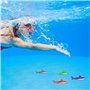 Xrten 4Pcs Jouet de Plongée Enfant, Jouet sous Marin Piscine Jouets de Natation Piscine pour Entraînement Natation
