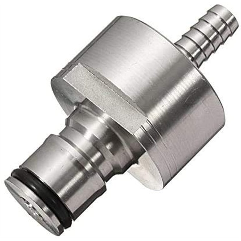 Namvo Bouchon de gazéification en acier inoxydable de 0,6 cm avec bouchon de gazéification en forme de bouteille de soda pour re