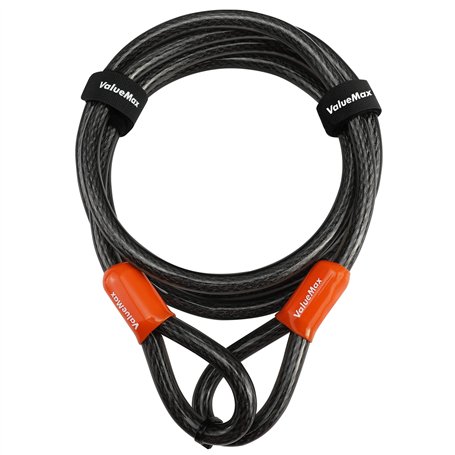 ValueMax Câble Antivol Vélo 213 cm x 12 mm