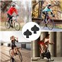 Cales de vélo compatibles avec Les pédales sans Clips, Jeu de plaques de Chaussures de vélo compatibles SPD Antidérapantes Pédal