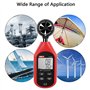 UT363 Mini Anémomètre Numérique Appareil de mesure de vent de haute précision Impulseur à main Anémomètre à capteur de vitesse d