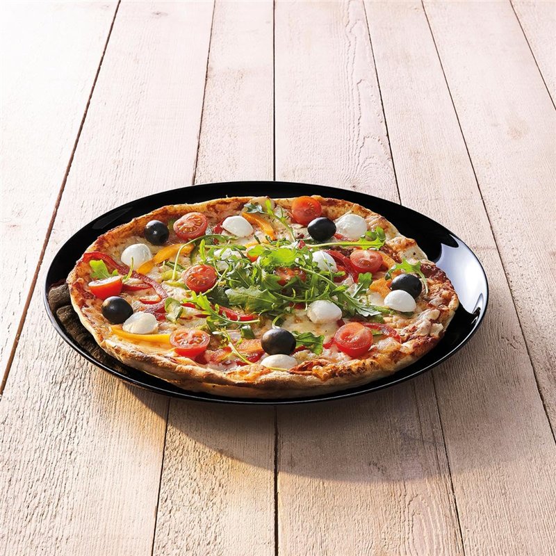 Image secondaire de Assiette à pizza - FRIENDS TIME - LUMINARC - 32cm - noir
