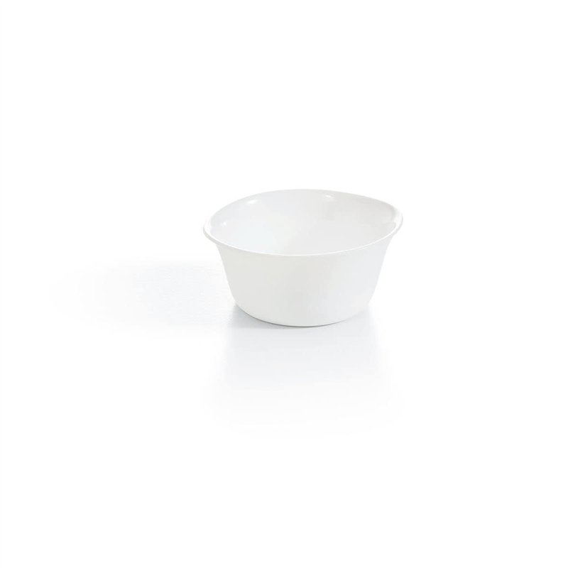 Luminarc - Ramequin rond Blanc Smart Cuisine Carine 250°C - Verre Innovant - Léger et Extra-Résistant - Nettoyage Facile - Fabri