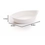 Luminarc - Set de 3 Plats ovales Blanc Smart Cuisine Carine 250°C - Plats à Four en Verre Innovant - Légers et Extra-Résistants