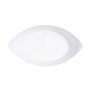 Luminarc - Set de 3 Plats ovales Blanc Smart Cuisine Carine 250°C - Plats à Four en Verre Innovant - Légers et Extra-Résistants