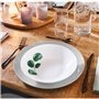 Assiette creuse 20 cm Eucalyptus