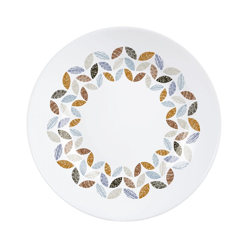 Assiette creuse 20 cm Florescence