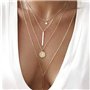 Jovono Bohemia multicouche dames collier avec pentagramme et chaînes pendentif chaînes de collier de modèle pour les femmes