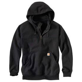 Carhartt Men's Rain Defender Paxton Heavyweight Hooded Zip Mock Neck Sweatshirt