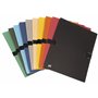Oxford Lot de 10 Pochettes Cartonnées Extensibles à Sangle 24 x 32 Assorties