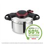 Tefal Clipso Minut Easy Pressure Cooker, Stainless Steel, 6 Litre